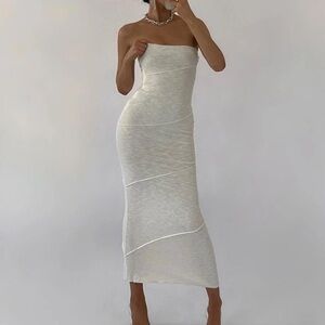 Princess Polly Oscar Midi Dress White